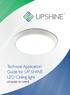 Technical Application Guide for UP-SHINE LED Ceiling light