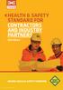 HEALTH & SAFETY STANDARD FOR CONTRACTORS AND INDUSTRY PARTNERS 2015 Edition