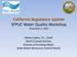 California Regulatory Update SFPUC Water Quality Workshop November 9, 2016