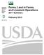 Farms, Land in Farms, and Livestock Operations 2011 Summary