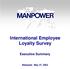International Employee Loyalty Survey. Executive Summary