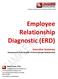 Employee Relationship Diagnostic (ERD)