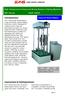 Introduction: Instruction & Configuration: High Temperature Creep and Stress Rupture Testing Machine. Creep and Stress Rupture