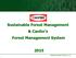 Sustainable Forest Management & Canfor s Forest Management System FILE 1