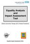 Equality Analysis and Impact Assessment Tool