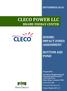 CLECO POWER LLC BRAME ENERGY CENTER