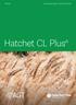 Variety fact sheet Southern Zone. Hatchet CL Plus