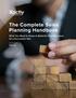 The Complete Sales Planning Handbook