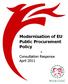 Modernisation of EU Public Procurement Policy - Consultation Response April 2011