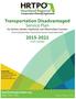 Transportation Disadvantaged Service Plan,