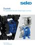 Duotek. Air operated double diaphragm pumps