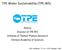 TPE Water Sustainability (TPE-WS)