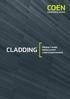 CLADDING PRODUCT GUIDE INSTALLATION CARE & MAINTENANCE