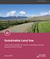 Sustainable Land Use. Public Opinion Highlights on Land Use, Sustainability, and Rural Planning in British Columbia. January 2019 HIGHLIGHTS REPORT