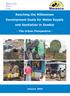 Reaching the Millennium Development Goals for Water Supply and Sanitation in Zambia