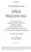 DNA SEQUENCING 1995 MSPPSA SERIES