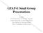 GTAP-E Small Group Presentations