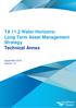 TA 11.2 Water Horizons: Long Term Asset Management Strategy Technical Annex. September 2018 Version 1.0