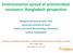 Environmental spread of antimicrobial resistance: Bangladesh perspective