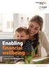 Enabling financial wellbeing