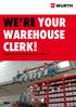 We re your warehouse clerk! Reduce costs and gain time with ORSY