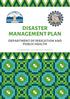DISASTER MANAGEMENT PLAN DEPARTMENT OF IRRIGATION AND PUBLIC HEALTH
