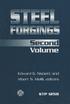 Steel Forgings: Second Volume