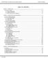 MnDOT Bridge Load Rating and Evaluation Manual TABLE OF CONTENTS