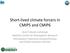 Short- lived climate forcers in CMIP5 and CMIP6
