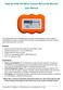 GasLab SAN-100 Micro Carbon Monoxide Monitor User Manual