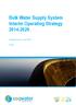 Bulk Water Supply System Interim Operating Strategy