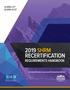 SHRM-CP SHRM-SCP 2019 SHRM RECERTIFICATION REQUIREMENTS HANDBOOK. shrmcertification.org/recertificationhandbook