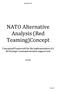 NATO Alternative Analysis (Red Teaming)Concept