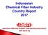 Indonesian Chemical Fiber Industry Country Report INDONESIA FIBER AND FILAMENT YARN MAKERS ASSOCIATION