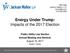 Energy Under Trump: Impacts of the 2017 Election