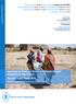 Assistance to Vulnerable Groups and Disaster Affected Populations in Mozambique Standard Project Report 2016