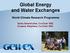 Global Energy and Water Exchanges World Climate Research Programme