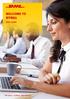 DHL Express Excellence. Simply delivered. MyBill User Guide Page 1 DHL Express Excellence. Simply delivered.
