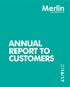 ANNUAL REPORT TO CUSTOMERS 2016/17