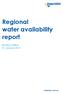 Regional water availability report