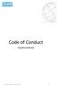 Code of Conduct. (Uppförandekod) CODE OF CONDUCT March 10 th /9