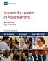Summit for Leaders in Advancement