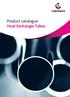 Product catalogue Heat-Exchanger Tubes