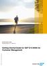 Getting Started Guide for SAP S/4 HANA for Customer Management