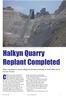 Halkyn Quarry Replant Completed
