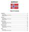 NORWAY. Table of Contents. Companies 2. GE Healthcare 2 Petroleum Safety Authority Norway 8 StatoilHydro ASA 22. Smoking 33