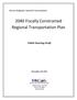2040 Fiscally Constrained Regional Transportation Plan