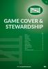 GAME COVER & STEWARDSHIP