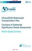 VTrans2040 Multimodal Transportation Plan Corridors of Statewide Significance Needs Assessment North-South Corridor