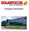 1. SOLARFOCUS Ltd PHILOSOPHY HISTORY MANAGEMENT BUSINESS FIELDS MARKET RESEARCH AND DEVELOPMENT...